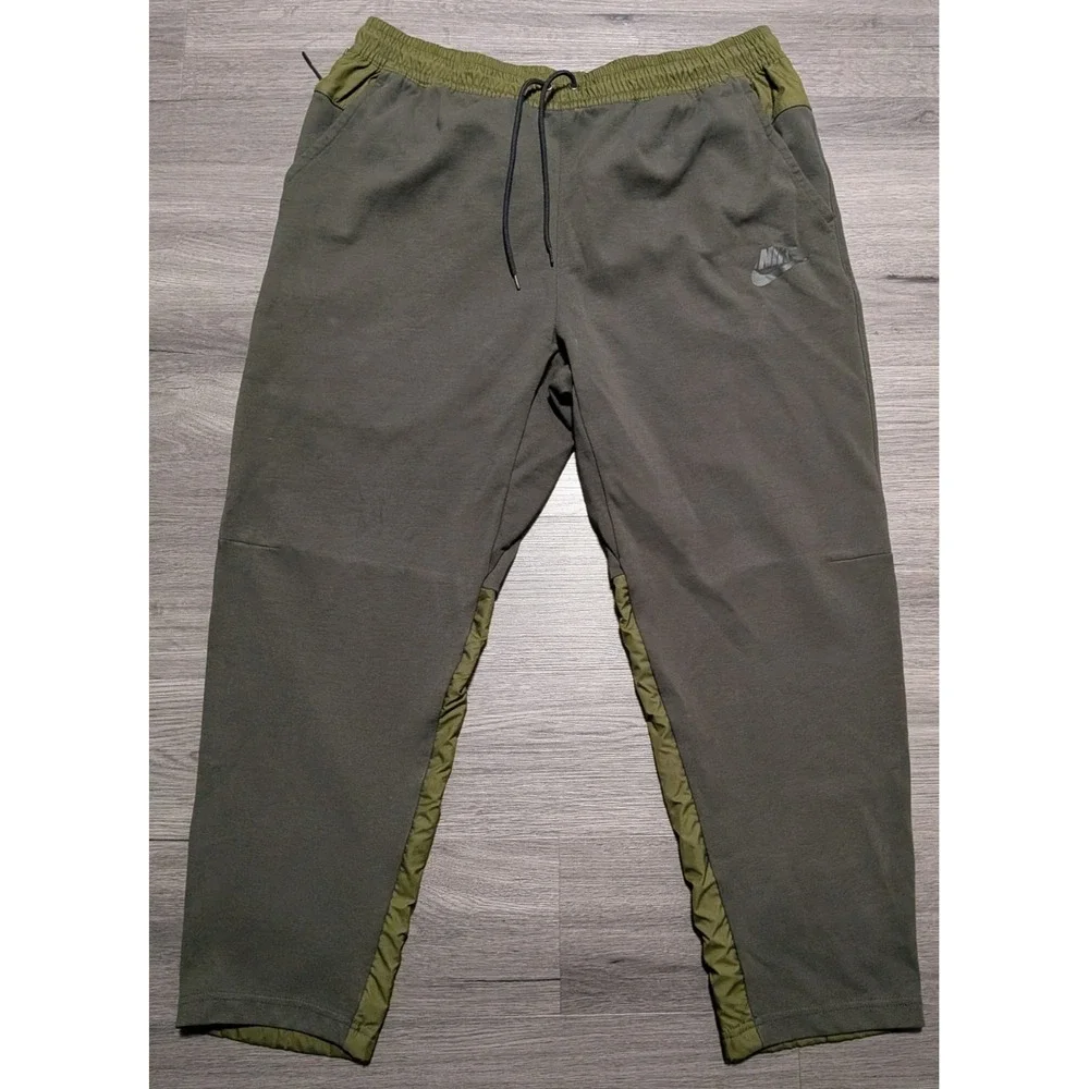 Nike Men's Olive Green NSW Tech Essentials+‎ Winter Joggers DD7012-326 Size XL